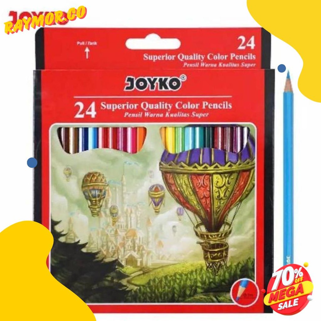 

Pensil Warna Joyko 24 Panjang Cp - 101 / (1Set) Flash Sale! Diskon Hingga 70%