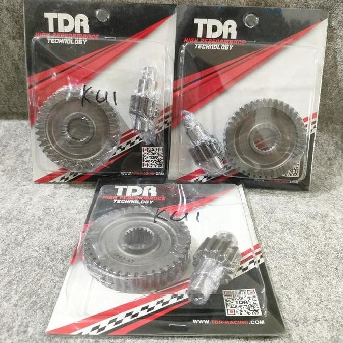 GIGI RASIO TDR RACING BUAT MOTOR YAMAHA MIO CARBU - NOUVO - MIO J