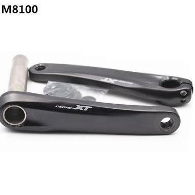ready SHIMANO XT M8100 M8120 12 Speed Crank Arm Sepeda MTB