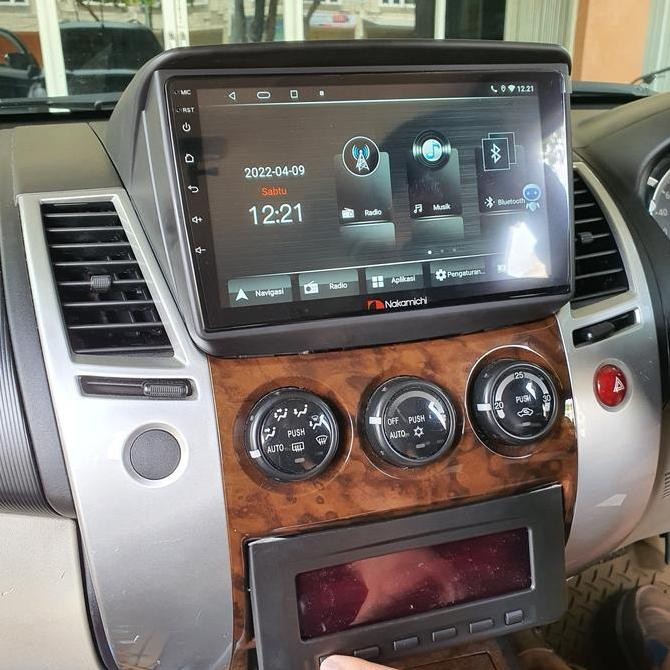 ready stock Head Unit Android Nakamichi 9 inch OEM Pajero Sport 2010-2014