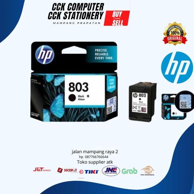 HP cartridge 803 Black & HP cartridge 803 Color (1set) Original murah
