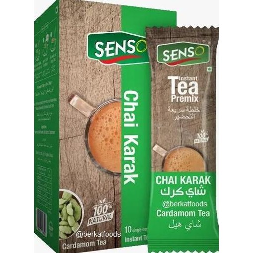 

Silahkan Order] Instant Cardamom Tea Senso India / Karak Elaichi Chai Indian / Teh Susu Kapulaga Hijau Wangi