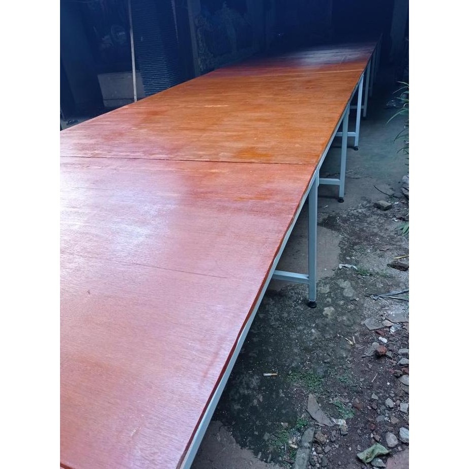 =====] Meja Konveksi Potong Kain Besar 10m Model Bongkar Pasang