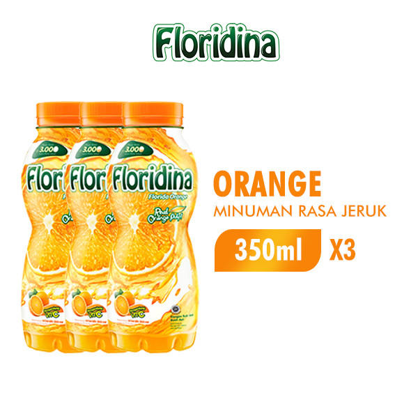 

Floridina Orange Botol 350 ml x3