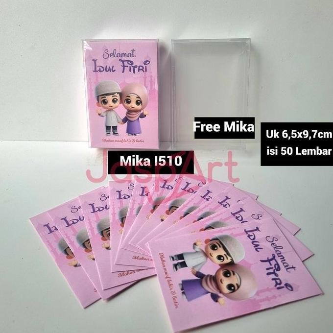 

<<<<<] AMPLOP LEBARAN HARI RAYA IDUL FITRI 2025 MIKA ISI 50 LEMBAR KARTUN LUCU ETA 1