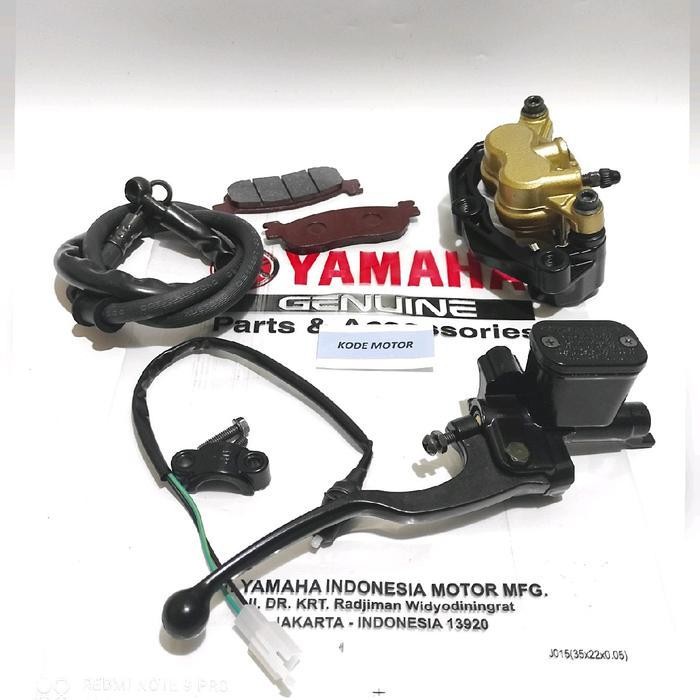 Master Rem Set + Selang Rem + Kaliper Depan Yamaha Vega R Lama , Jupiter Z Lama , Crypton , Alfa , F
