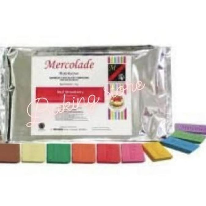 

Mercolade Chocolate Compound Warna Warni 1kg Coklat Hias Kue Termurah