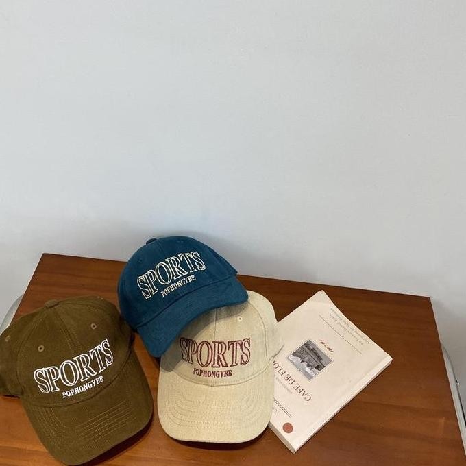 Topi Baseball Anak Laki Laki Import Topi Anak Cowok Logo SPORTS Anak Balita 1-5 Tahun