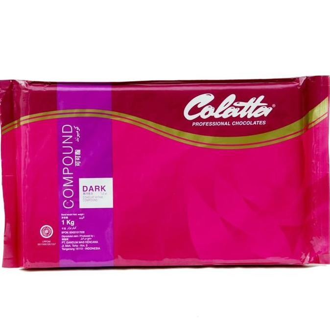 

Colatta Dark Chocolate Compound 1kg Coklat Batang Masak Baking Termurah