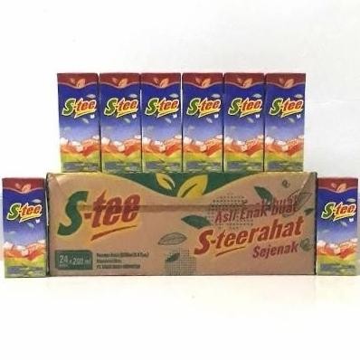 

Stee S Tee Minuman Teh 200ml 1 Dus 24pcs - Teh Kemasan Praktis Termurah