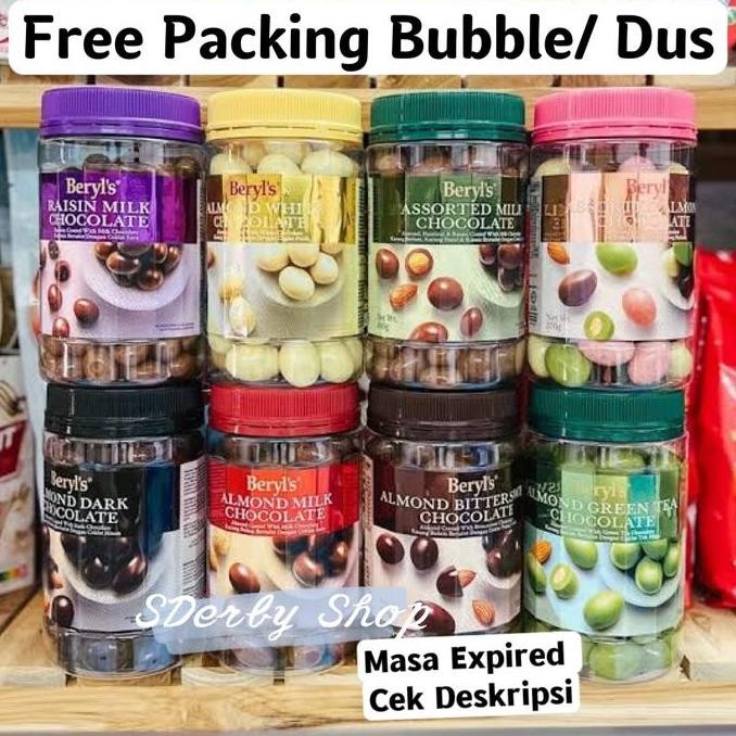 

Beryl's Chocolate Assorted Almond, Milk, Raisin, Green Tea, White - Paket Cokelat Varian Termurah