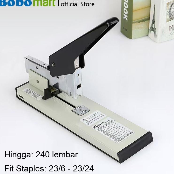 

Bobomart Heavy Duty Stapler 240 Lembar Penjilid Kertas Metal Ht0240 Kapasitas Besar