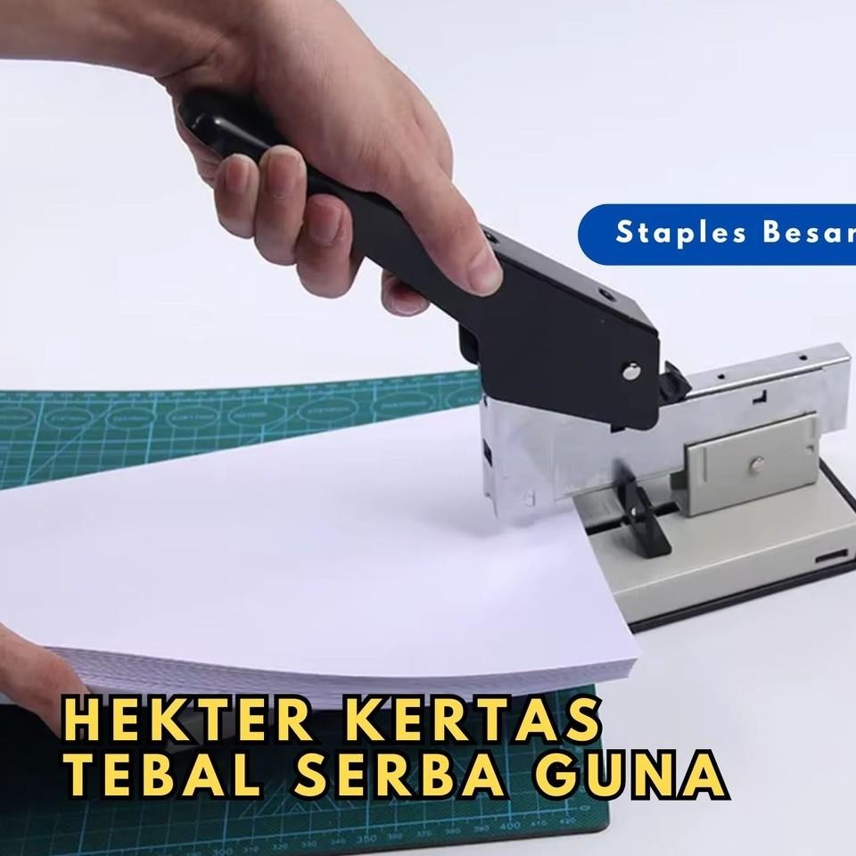

Yaqeen Hekter Kertas Tebal Serba Guna Staples Besar Adjustable Heavy Duty Stapler Kangaro Max Logam Br071
