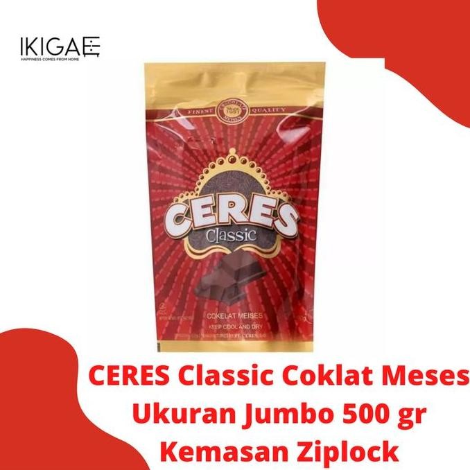 

CERES Cokelat Classic Jumbo 500gr Hagelslag Ziplock Coklat Tabur Termurah