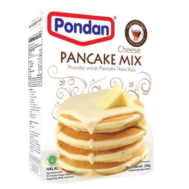 

Pondan Pancake Mix Cheese Rasa Keju Tepung Premix 250 Gr