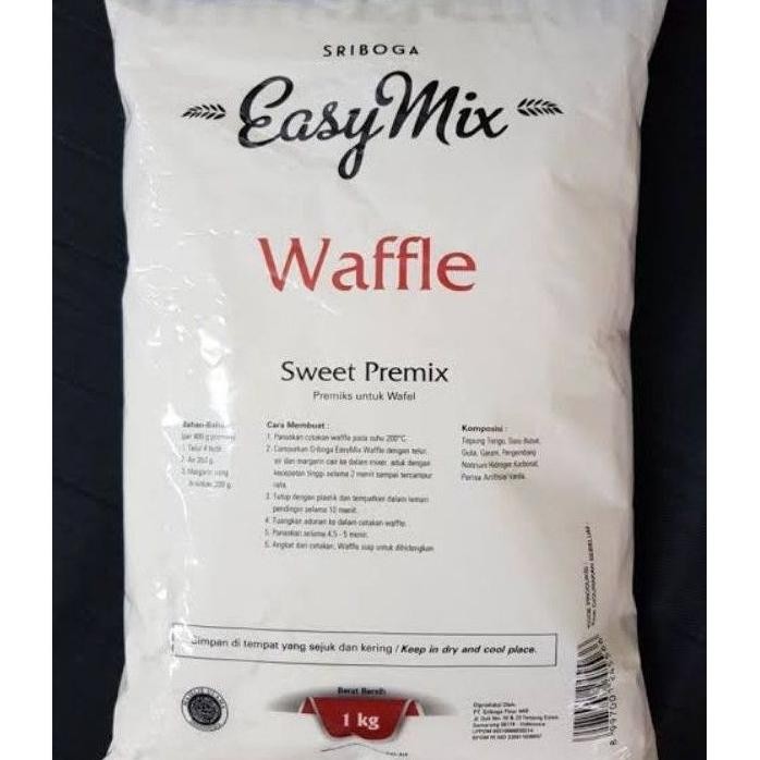 

Tepung Premix Sriboga Easymix Waffle 1Kg