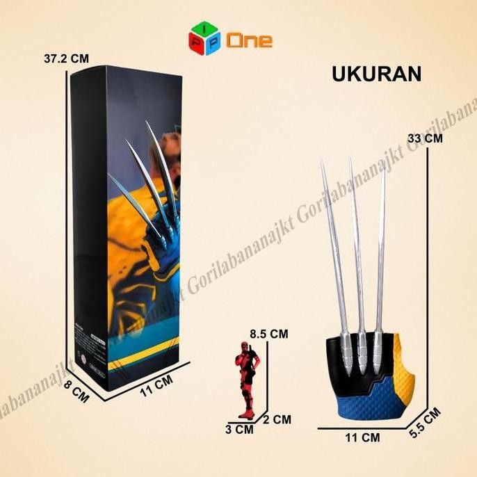 Mainan cakar wolverine xmen1:1