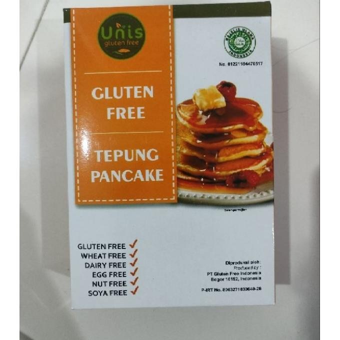 

Tepung Pancake Unis Bebas Gluten Gluten Free Premix Wafel Pancake