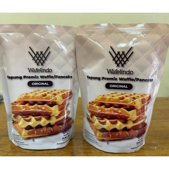 

Wafelindo Tepung Premix Waffle Pancake 300Gr