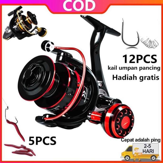 Reel Pancing Sougayilang 2000-7000 Max Drag 30kg Trolling Spinning Reel Kuat Termurah