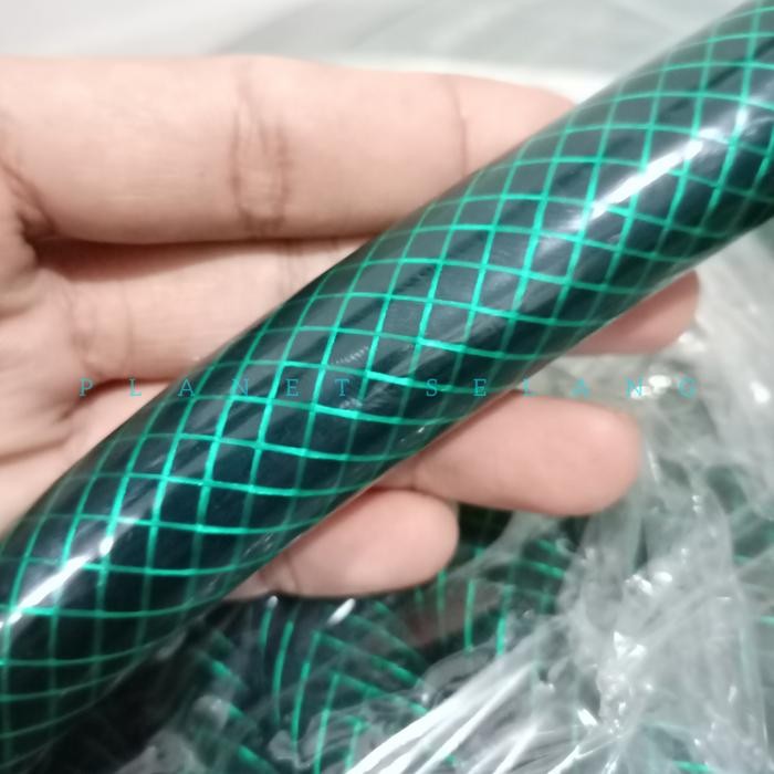 Baru Selang Air 3/4 Inch 2 Mm 50 M Anti Kempes Anti Lumut Serat Rapat Terlaris
