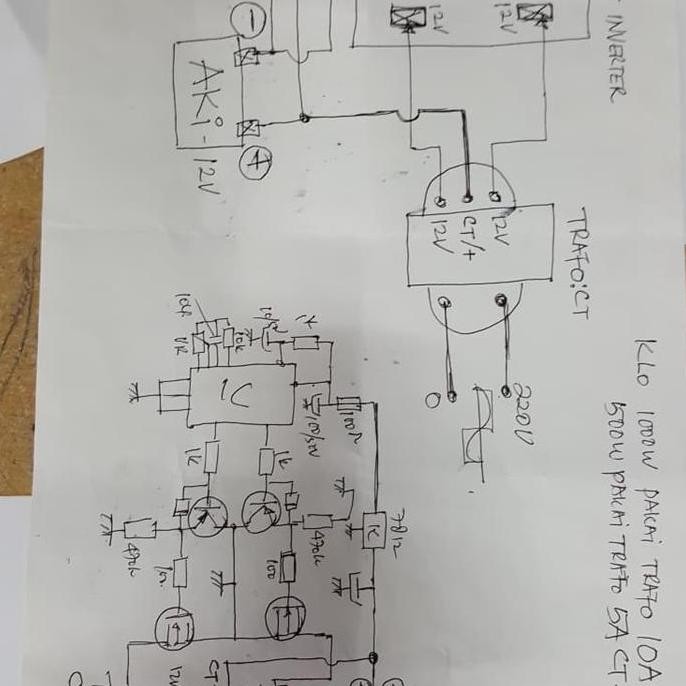 Sale Inverter Dc 12V Ke Ac 220V 1000 Watt Power Modul Mobil Tenaga Surya