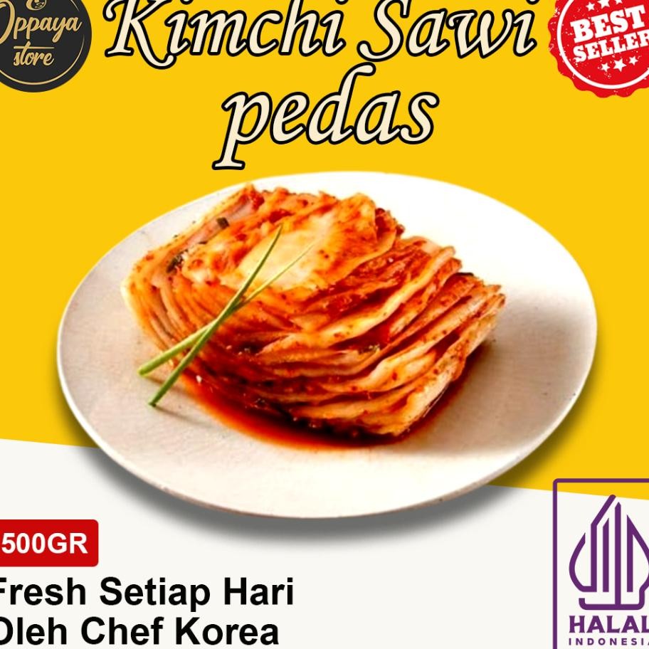 

Kimchi Sawi Rasa Pedes Korea Gr Halal