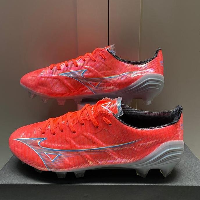 Sepatu Bola Mizuno Alpha Made In Japan Red FG Terlaris