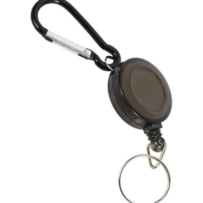 

Gantungan Kunci Id Card Tali Gulung Carabiner Retractable Keychain Flexible Yoyo Tarik