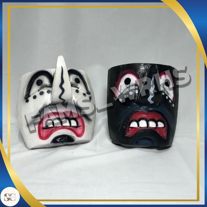 Syahilla Collection Batok Topeng Ganongan Pakem Batokan Ganongan Kropyok Bagus Keren Termurah Vv35