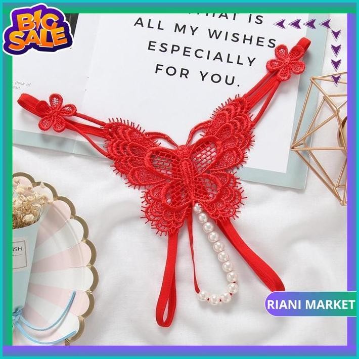 CD WANITA SEXY NYAMAN MODEL KUPU-KUPU MUTIARA F315 LINGERIE DEWASA STRETCH BY RIANI MARKET