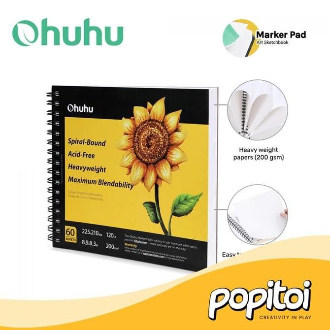

OHUHU Marker Pads Art Sketchbook Buku Gambar Notebook Sketsa