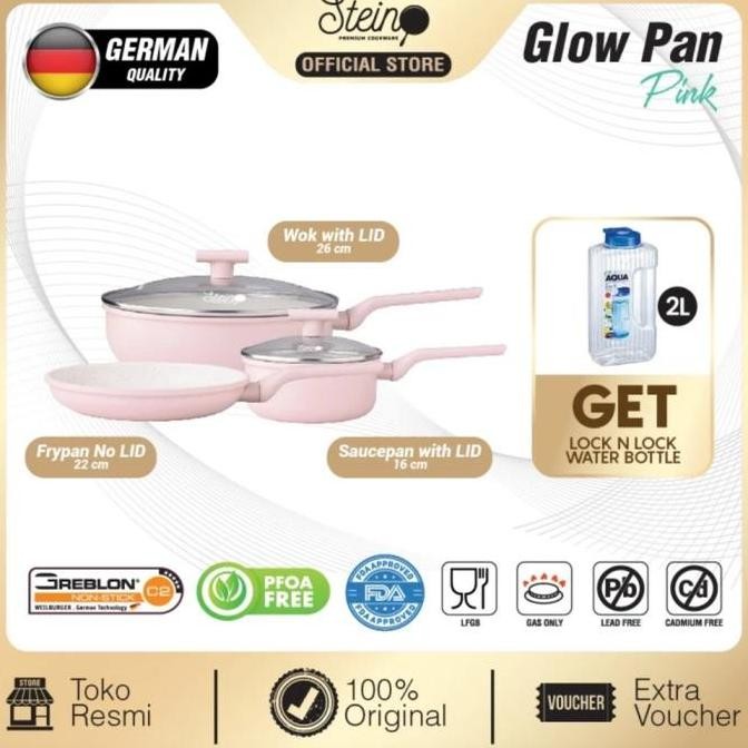 Stein Cookware Glow Pan / Paket Glowpan Stein Cookware