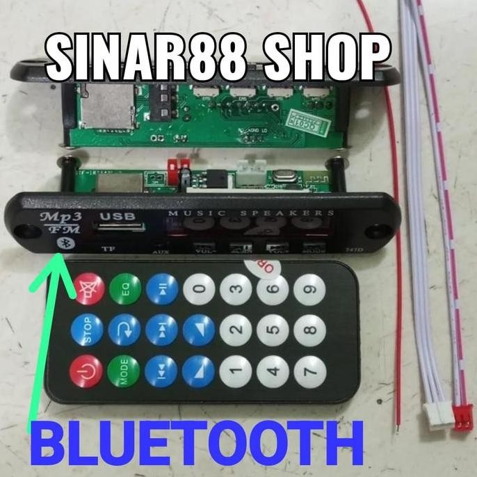 SIAP KIRIM MODUL MP3 BLUETOOTH PLAYER MINI - BLUETOOTH RECEIVER AUDIO MOBIL & SPEAKER