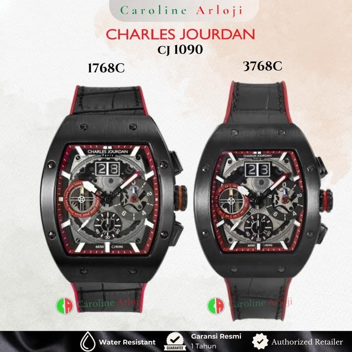 Jam Tangan Pria Wanita Charles Jourdan Cj1090 / Cj 1090 Original Garansi Resmi