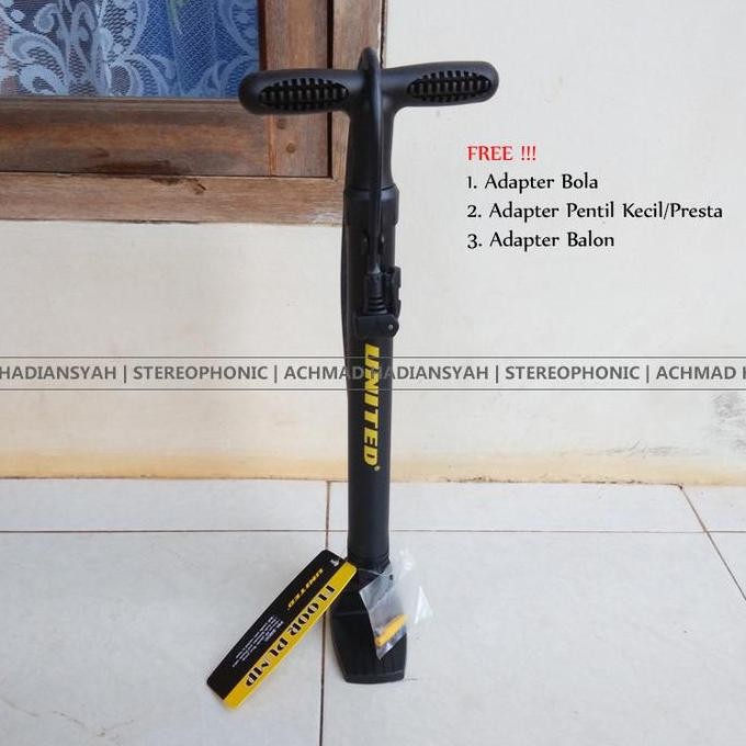 Pompa Sepeda United Pm8800 | Floor Pump United Pm-8800 | Pompa Lantai