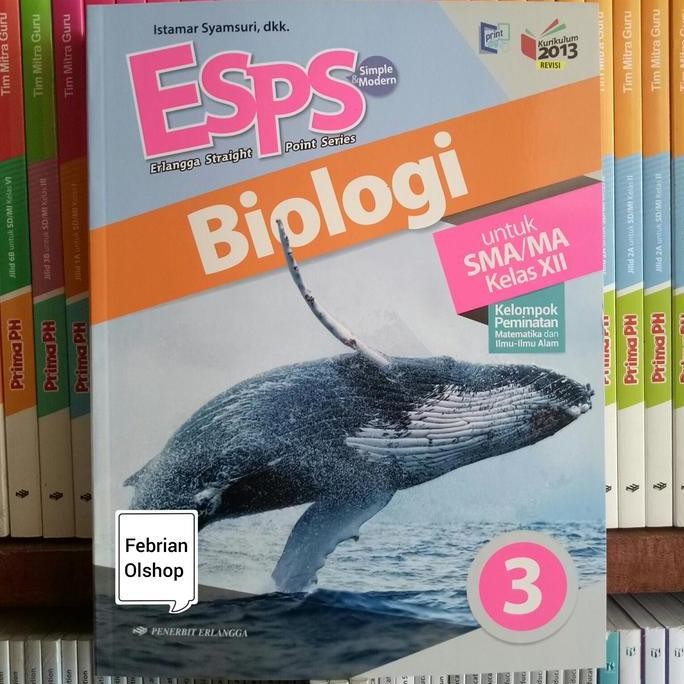 Hits Buku Esps Biologi Sma/Ma Kelas 12 Revisi K13N
