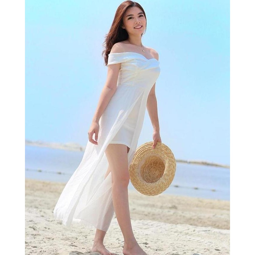 dress sabrina / dress pesta