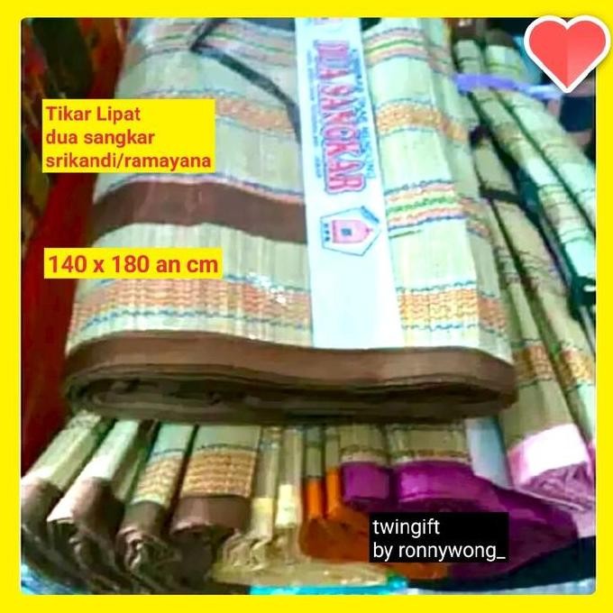 Tikar Lipat/TIKAR MENDONG, Model Tas, Dua Sangkar,  Ramayana atau Srikandi.