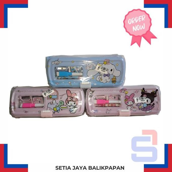 

><><><] Kotak Pensil Karakter + Alat Tulis