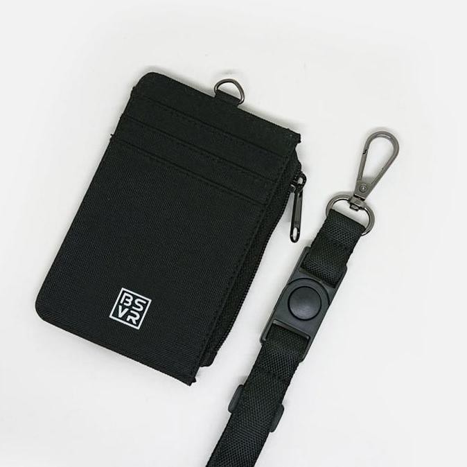 

Sale Id Card Holder / Dompet Id Card & Tali Gantungan - Black