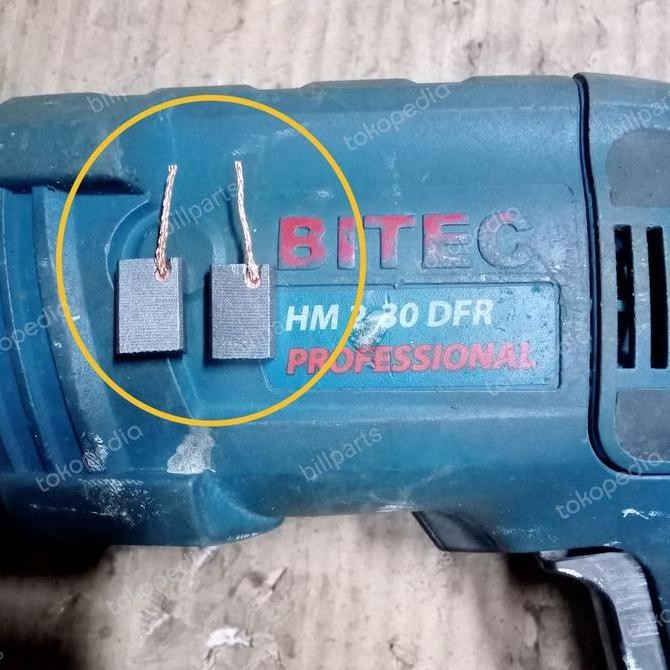 ___] carbon brush HM 2-30 DFR Bitec HM2-30 bor SDS rotary hammer spul arang