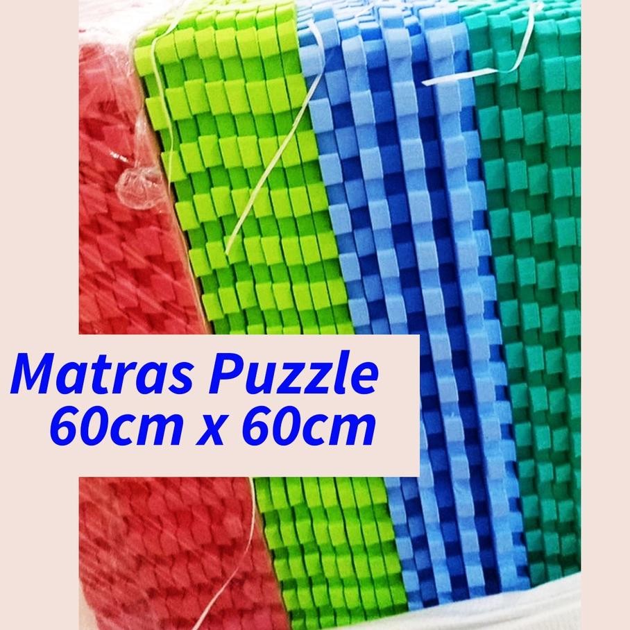 Eva Matras Puzzle Polos Karpet Puzzle Bayi 60x60x1cm (Isi 4 Pcs)