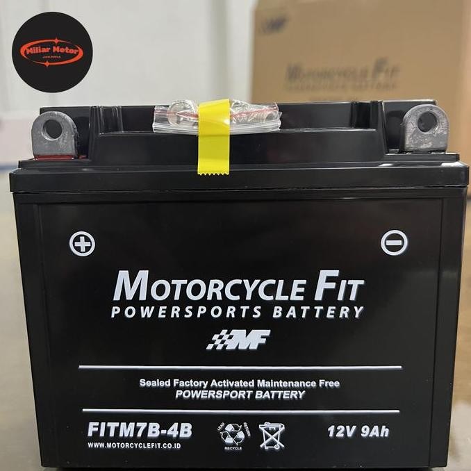 AKI MOTOR GM7B4B 12V 9AH FITM7B4B YAMAHA NOUVO SCOIO HONDA TER