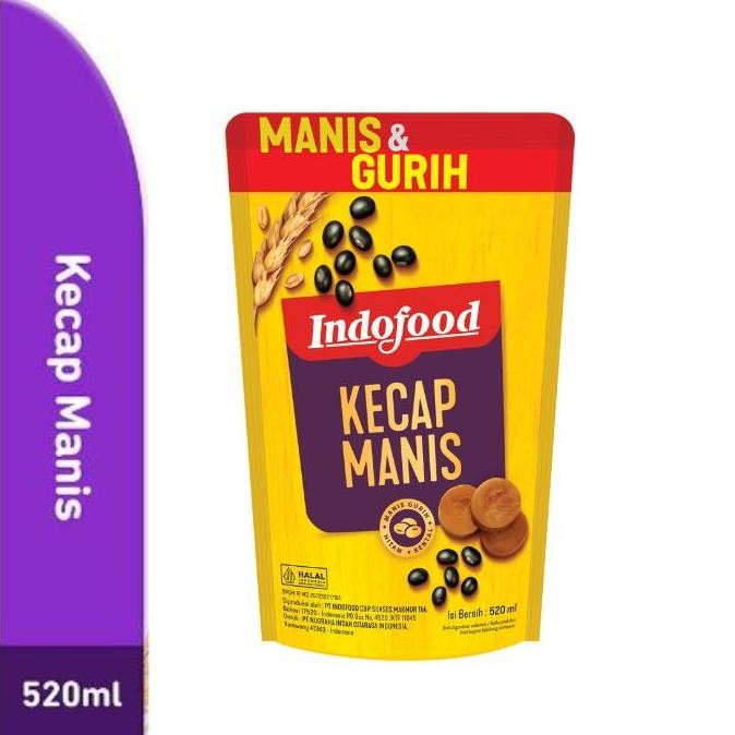 

Kecap Indofood Manis 520 ml SS