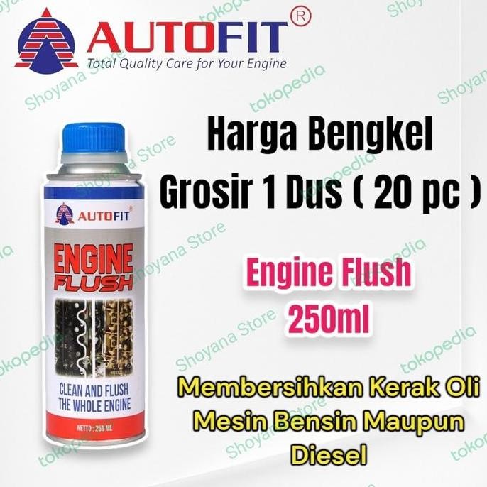 engine flush mobil 250ml Autofit 1 dus 20 pembersih kerak oli FORSALE