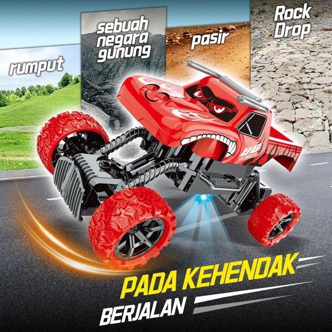 Mobil Rc Off-Road Keren Desain Warna-Warni Mainan Anak Baterai Control Plastik Remote Toys Mobil  Re