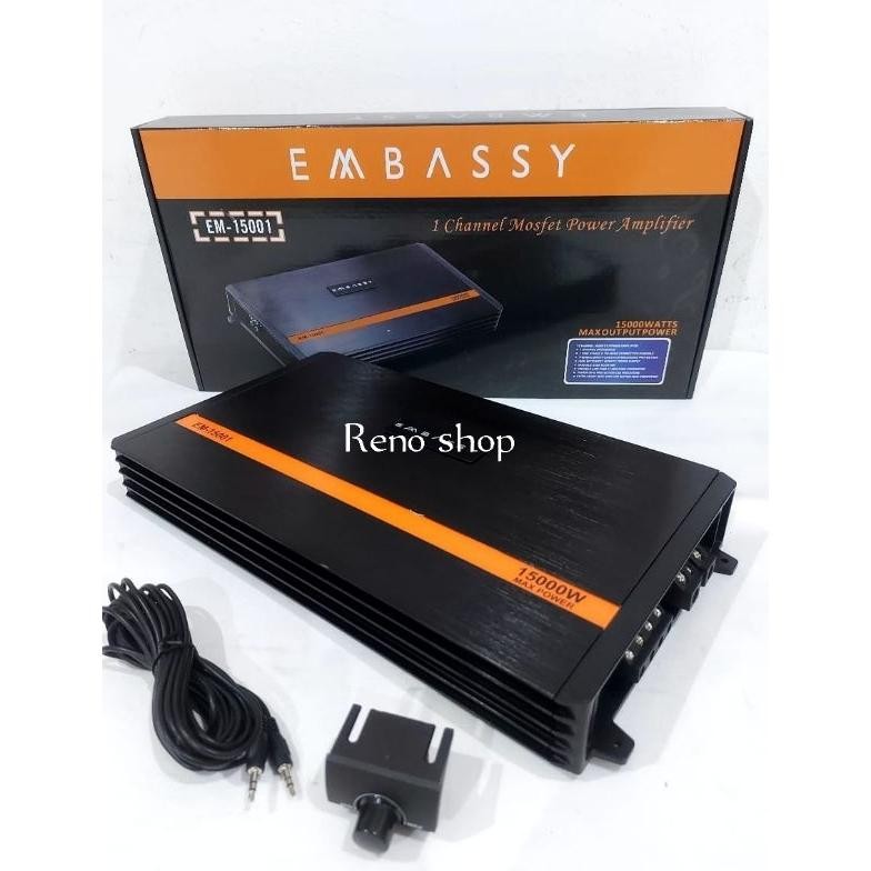 Terlaris Power Monoblock Embassy 1500.1D Class D Tenaga Super Badak