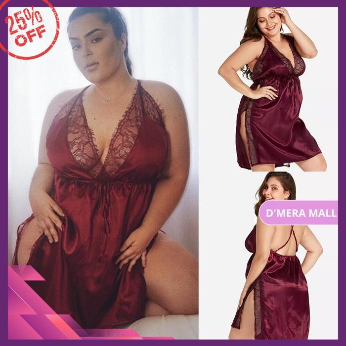 LINGERIE BIGSIZE / MAX LD 160CM/ BAJU TIDUR WANITA SEXY / LINGERIE  BABYDOLL            BY MEERAMERA