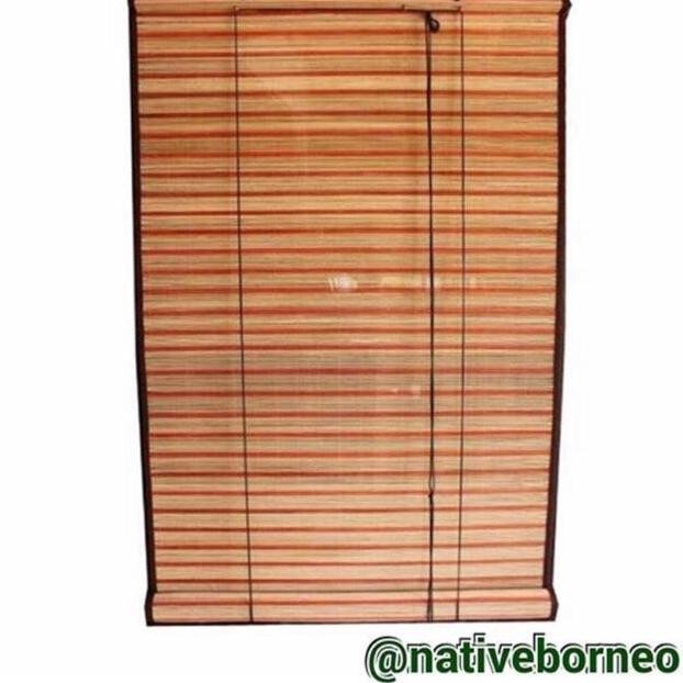 Krey Rotan Orange 120 x 180 [S003] - Krey Indoor, Krey Bambu, Krey Jendela, Tirai Jendela, Krey Bamb